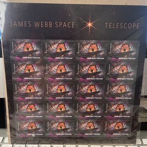 2022, James Webb Space Telescope Stamps (Sheet of 20 Stamps) MNH